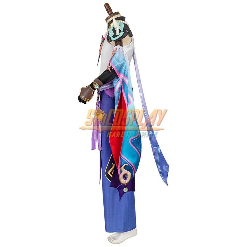 Genshin Impact Xiao Cosplay Costume Suit Top Level