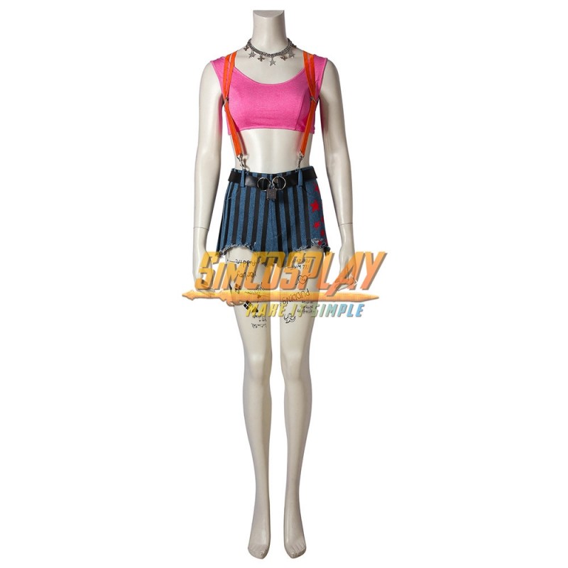 Harley Quinn Costume Birds Of Prey Rainbow Cosplay Outfits Top Level